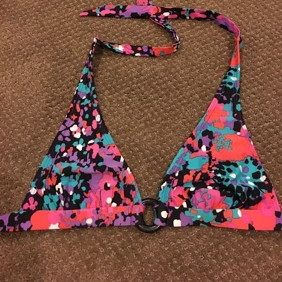 Shoshana Swimwear Multi Color Tie Closure Bikini - Picture 4 of 6